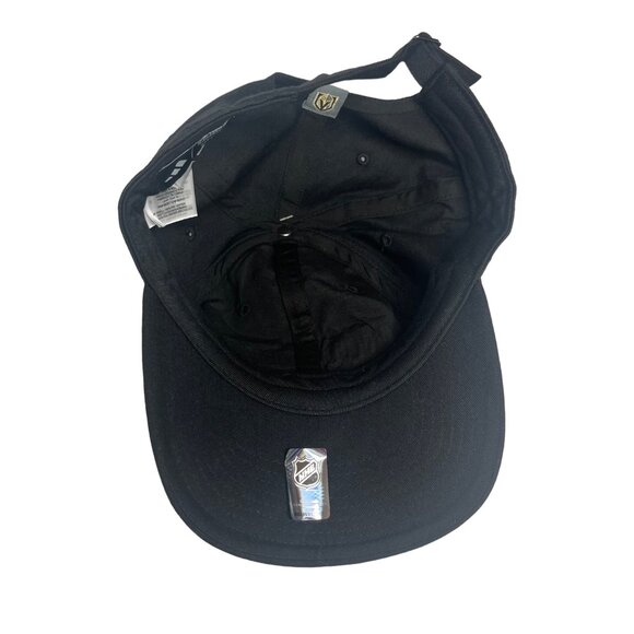 Adidas Vegas Golden Knights Hockey Club Baseball Hat Cap Mens Black Strap New - Picture 6 of 14